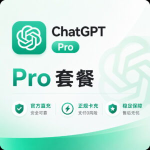 ChatGPT Pro 套餐订阅产品图