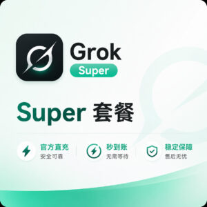 Grok X-AI Super 官方套餐订阅产品图
